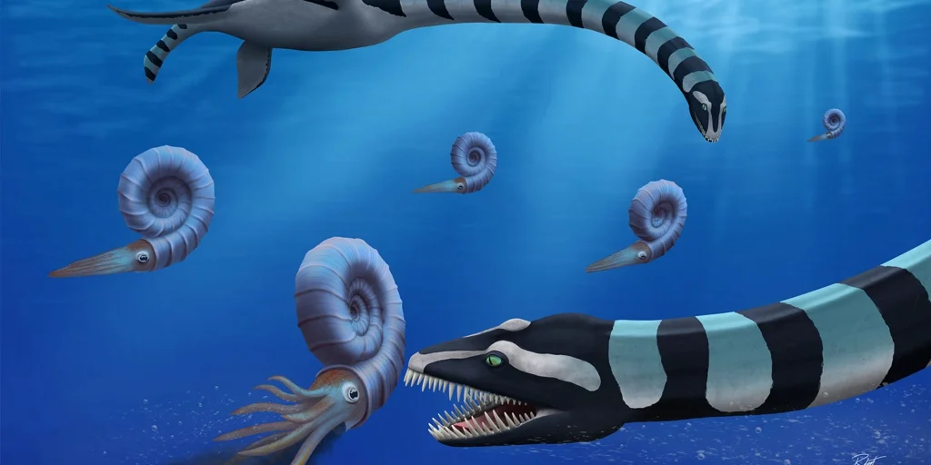 Identifican  extraño monstruo marino con un cuello de 12 metros