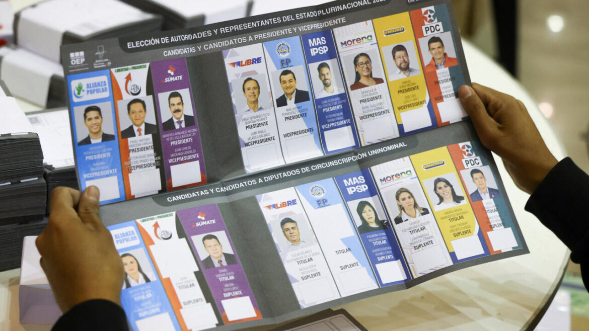 La derecha parte como favorita en elecciones presidenciales de Bolivia