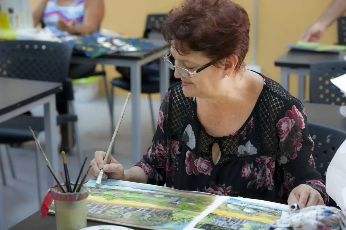 Calendario de actividades para adultos mayores en octubre