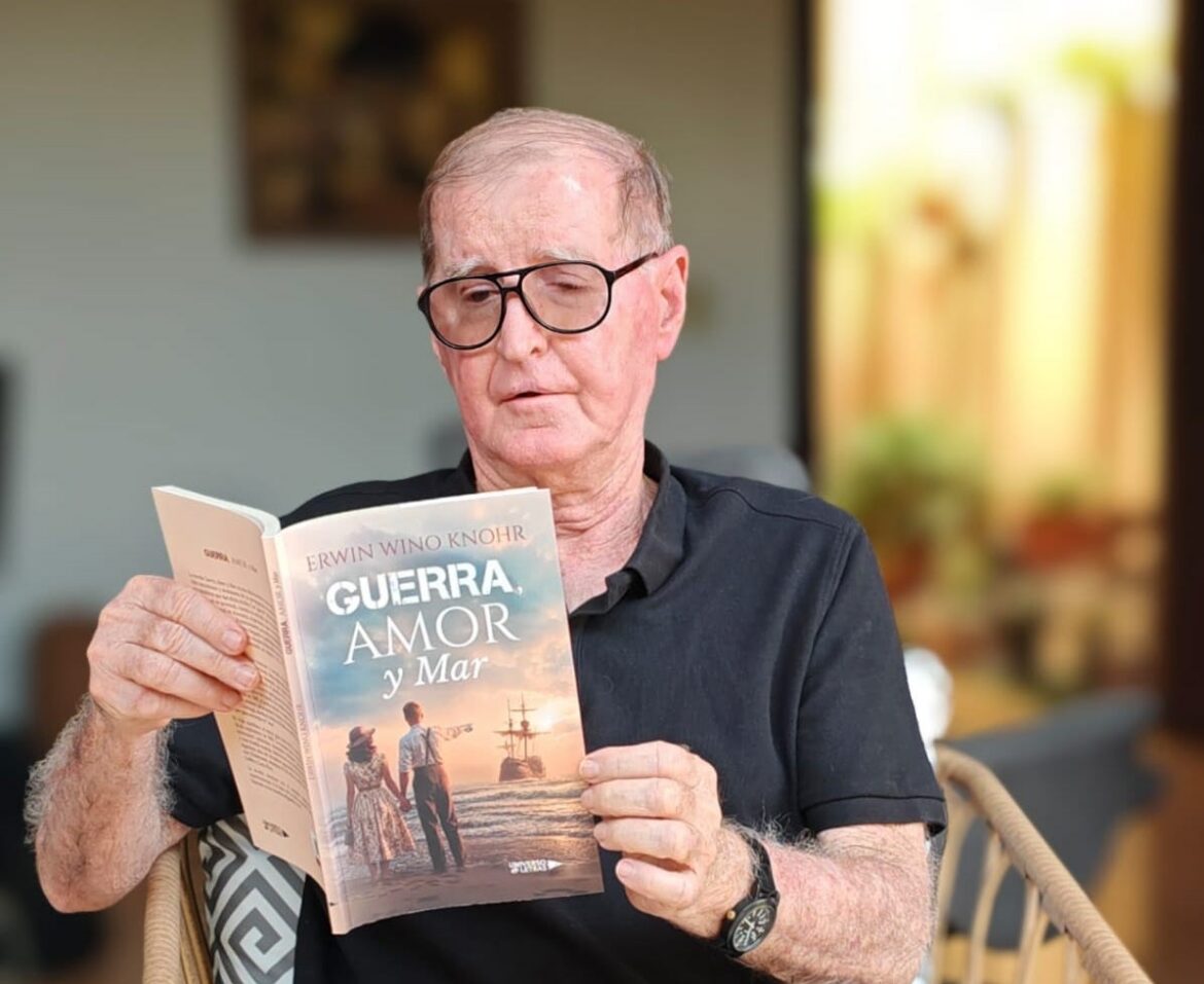 Erwin Wino Knohr presentó su nuevo libro «»Guerra, amor y mar»