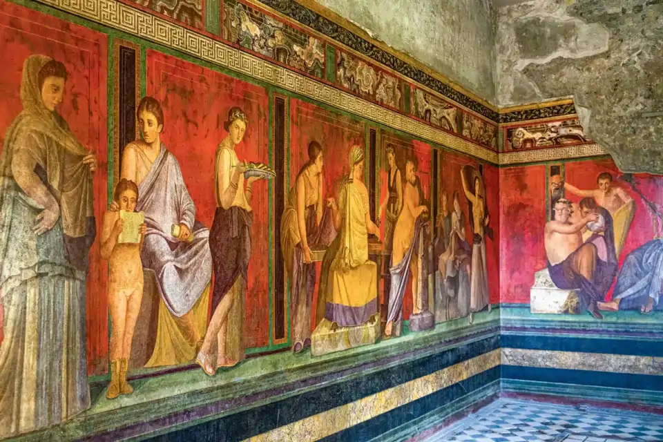 Acuarelas de Pompeya